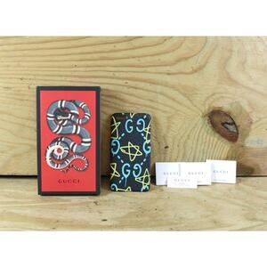 New Gucci GG iPhone 6 Plus Ghost GG Logo Multicolor Apple Case Back Case